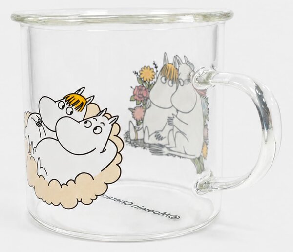 Sinsay - Skleněný hrnek s uchem The Moomins - vícebarevná