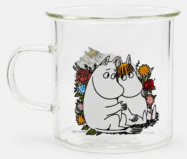 Sinsay - Skleněný hrnek s uchem The Moomins - vícebarevná