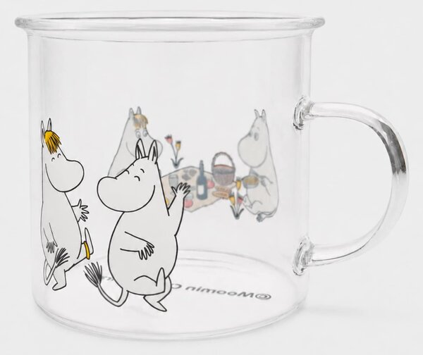 Sinsay - Skleněný hrnek s uchem The Moomins - vícebarevná
