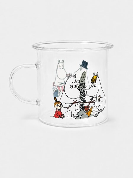 Sinsay - Skleněný hrnek s uchem The Moomins - vícebarevná
