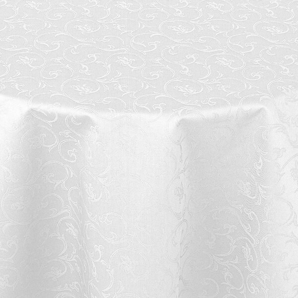 Ubrus Veba GARBO Ornament bílá Velikost: 170 cm - kruh