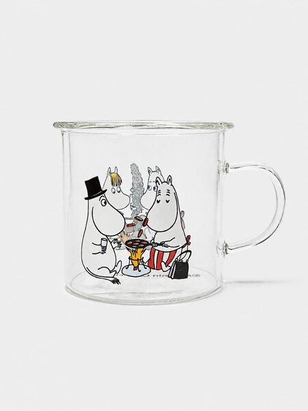 Sinsay - Skleněný hrnek s uchem The Moomins - vícebarevná
