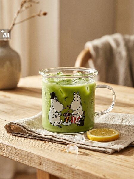 Sinsay - Skleněný hrnek s uchem The Moomins - vícebarevná