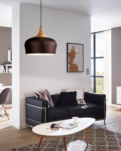 Eglo 95385 OBREGON - Moderní závěsné svítidlo (Závěsný elegantní lustr 1 x E27 na lanku)