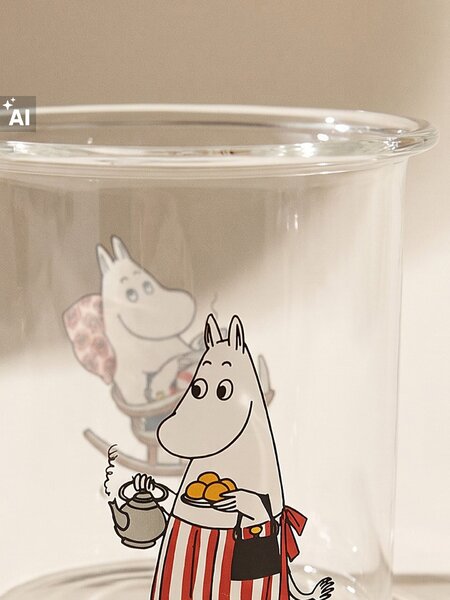 Sinsay - Skleněný hrnek s uchem The Moomins - vícebarevná