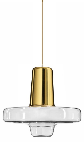Toolight - LED závěsné stropní svítidlo APP553-1CP, zlatá, OSW-08633