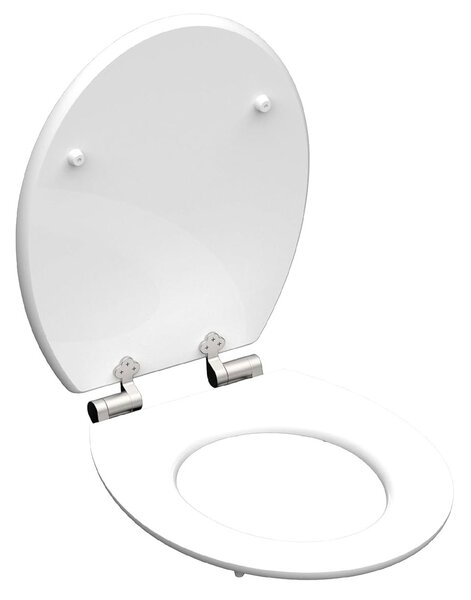 Eisl Sanitär WC prkénko MDF Soft Close Flowers and Wood High Gloss 80549