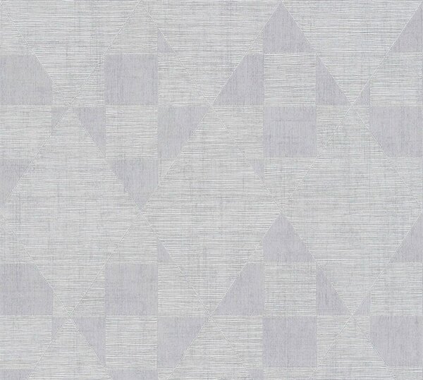 A.S. Création | Vliesová tapeta na zeď Titanium 3 38196-1 | 0,53 x 10,05 m | metalická, šedá