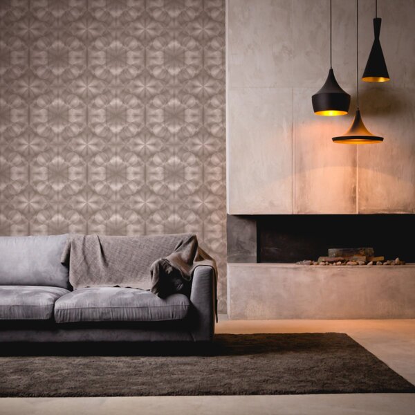 A.S. Création | Vliesová tapeta na zeď My Home My Spa 38692-3 | 0,53 x 10,05 m | béžová, šedá