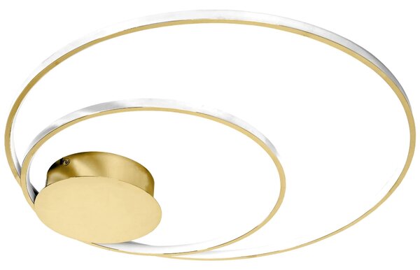 Toolight - LED stropní svítidlo + dálkové ovládání APP803-C, zlatá, OSW-09752