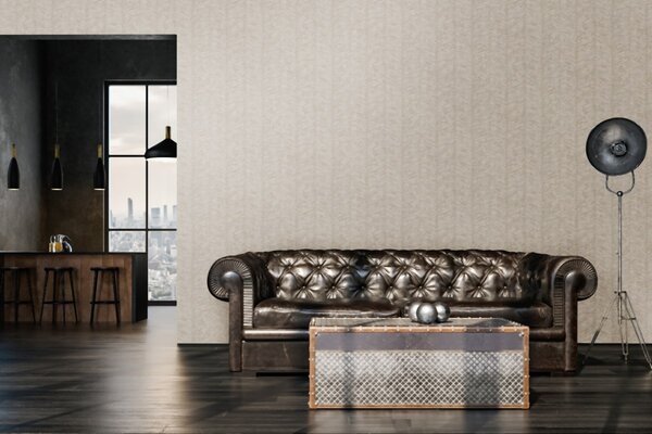 A.S. Création | Vliesová tapeta na zeď My Home My Spa 38697-3 | 0,53 x 10,05 m | krémová, šedá