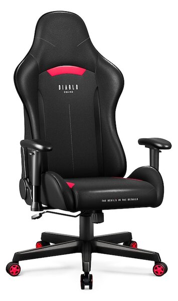 Látková herní židle Diablo X-St4rter Normal Size: černo-červená Diablochairs 1430