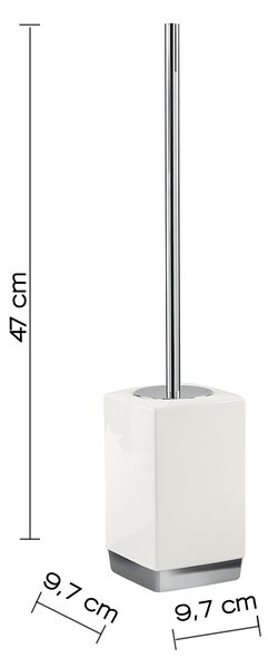 Gedy Gedy, LUCY WC kartáe na postavení, keramika, LY33