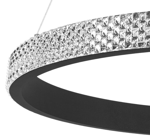 Toolight Toolight, LED stropní svítidlo, 4000K, 24W, APP1512-CP, černá, OSW-05473