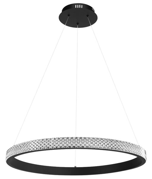 Toolight Toolight, LED stropní svítidlo, 4000K, 24W, APP1512-CP, černá, OSW-05473