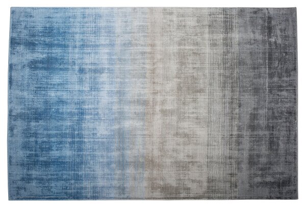 Koberec šedě-modrý 140 x 200 cm krátkovlasý ERCIS