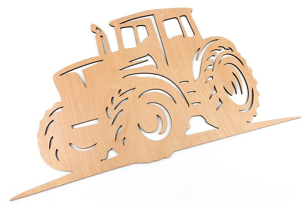 Dřevěná nástěnná dekorace Traktor