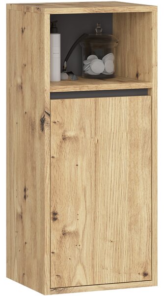 Ak furniture Koupelnová sestava VAMI dub artisan/grafitově šedá