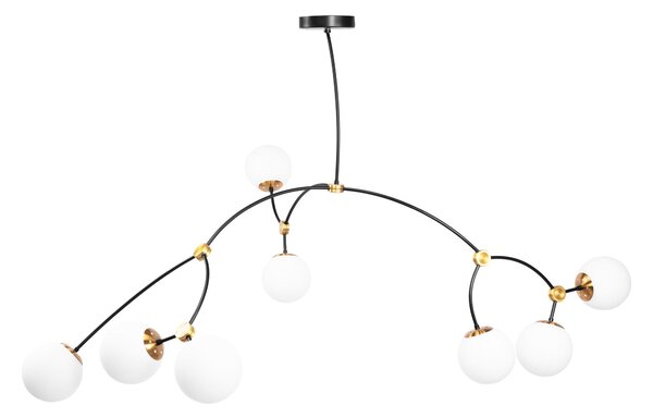 Toolight Stropní designové osvětlení BLACK MAT APP1673-8CP