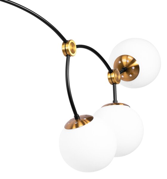 Toolight Stropní designové osvětlení BLACK MAT APP1673-8CP