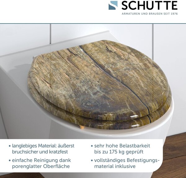 Eisl Sanitär WC prkénko MDF Solid Wood 80024