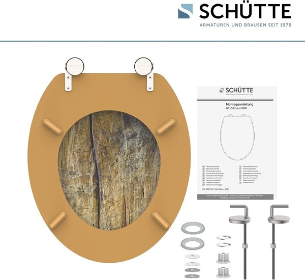 Eisl Sanitär WC prkénko MDF Solid Wood 80024