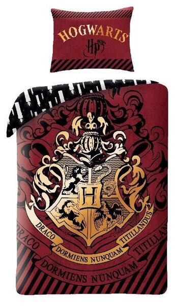 Povlečení Harry Potter burgund Bavlna, 140/200, 70/90 cm
