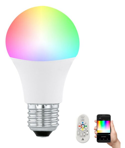 Eglo LED RGB Stmívatelná žárovka CONNECT E27/9W + dálkové ovládání - Eglo 11585 EG11585