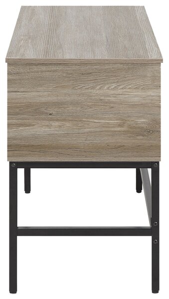 Pracovní stůl GRANT Světle hnědá 120 cm 48 cm se zásuvkami