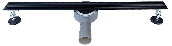 BPS-koupelny Sprchový odtokový žlab DL03 HYD-2605 60 cm, černý