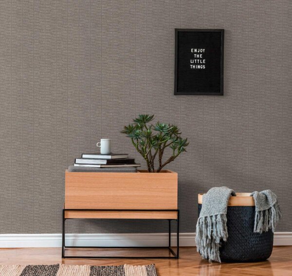 A.S. Création | Vliesová tapeta na zeď Hygge 2 38597-6 | 0,53 x 10,05 m | šedá