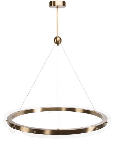 Toolight Loop, LED stropní svítidlo 79cm, 26W, dálkové ovládání, APP1549-CP, zlatá matná, OSW-06970