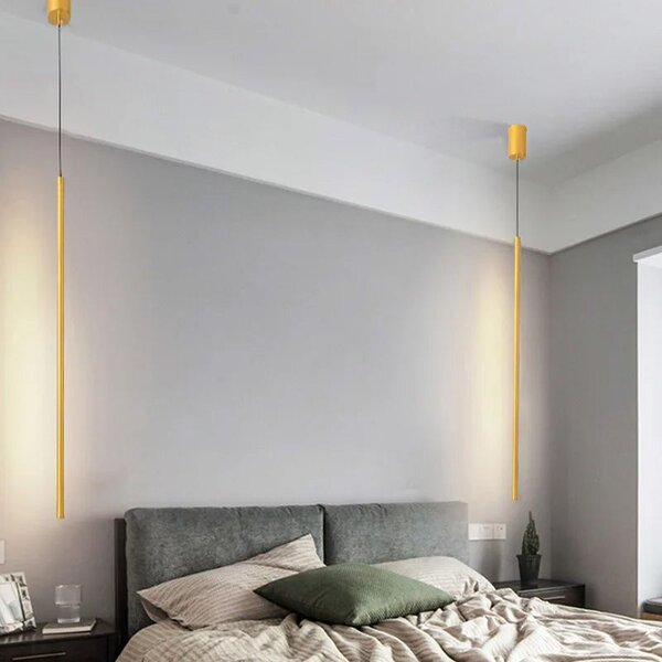 Toolight Toolight, LED stropní svítidlo 100cm, 13W, 4000K, APP1414-C, zlatá lesklá, OSW-00966