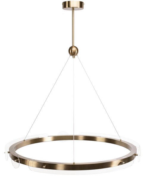 Toolight Loop, LED stropní svítidlo 79cm, 26W, dálkové ovládání, APP1549-CP, zlatá matná, OSW-06970