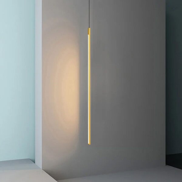 Toolight Toolight, LED stropní svítidlo 100cm, 13W, 4000K, APP1414-C, zlatá lesklá, OSW-00966