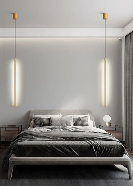 Toolight Toolight, LED stropní svítidlo 100cm, 13W, 4000K, APP1414-C, zlatá lesklá, OSW-00966