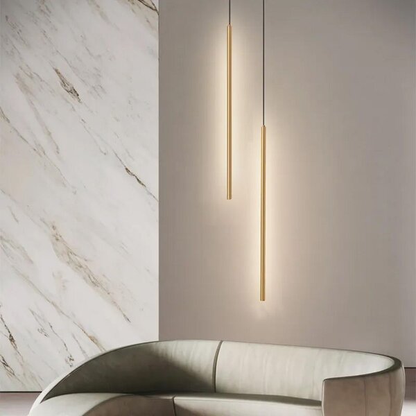 Toolight Toolight, LED stropní svítidlo 100cm, 13W, 4000K, APP1414-C, zlatá lesklá, OSW-00966
