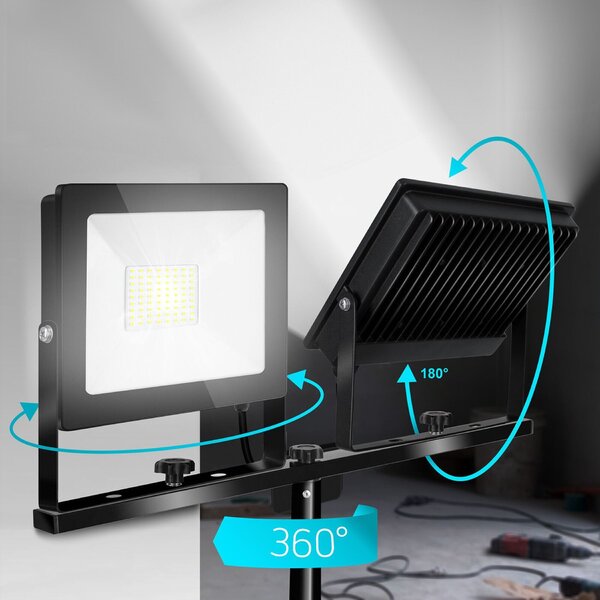 Toolight Toolight, LED panel 13x10,5 cm, 100W, 4500 lm, 4000 K, RSL004-100N, OSW-10203