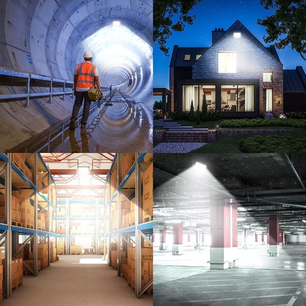 Toolight Toolight, LED panel 13x10,5 cm, 100W, 4500 lm, 4000 K, RSL004-100N, OSW-10203