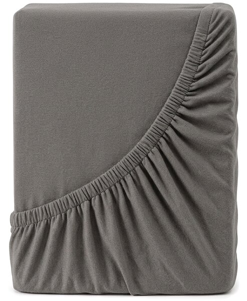 4Home jersey prostěradlo Lycra antracit, 120 x 200 cm