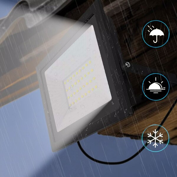 Toolight Toolight, LED panel 13x10,5 cm, 100W, 4500 lm, 4000 K, RSL004-100N, OSW-10203