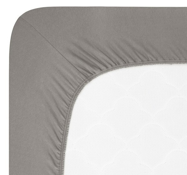 4Home jersey prostěradlo Lycra antracit, 120 x 200 cm