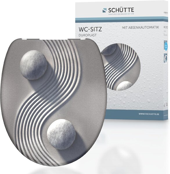 Eisl Sanitär WC prkénko Duroplast Soft Close Ying and Yang 82152