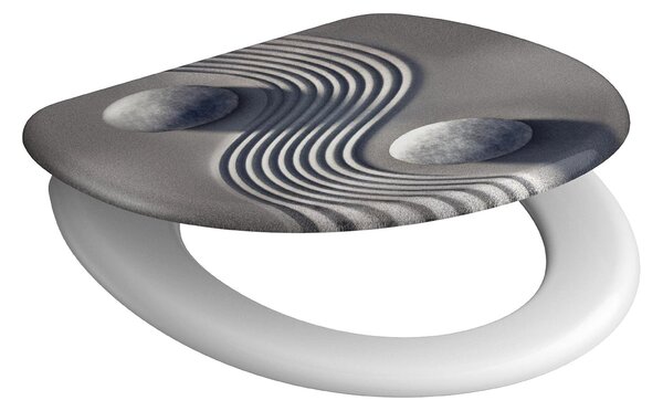 Eisl Sanitär WC prkénko Duroplast Soft Close Ying and Yang 82152