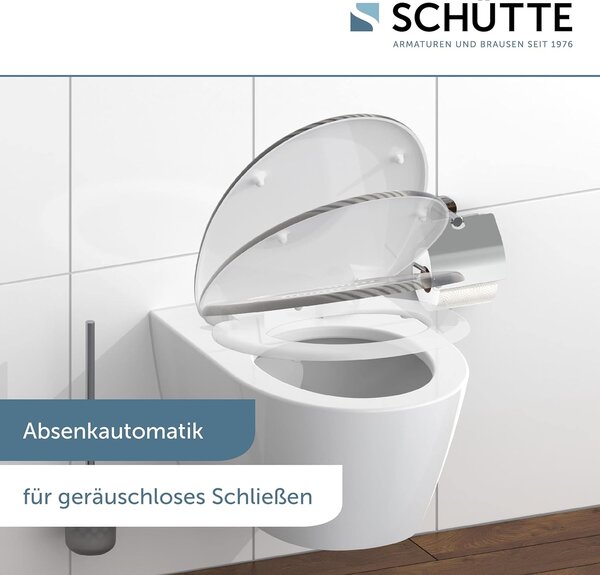 Eisl Sanitär WC prkénko Duroplast Soft Close Ying and Yang 82152