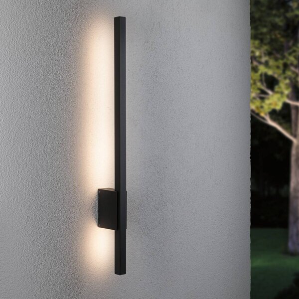 Paulmann Venkovní nástěnné svítidlo Stan LED 80 cm, Černá, Hliník, Moderní