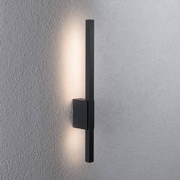 Paulmann Venkovní nástěnné svítidlo Stan LED 60 cm, Černá, Hliník, Moderní