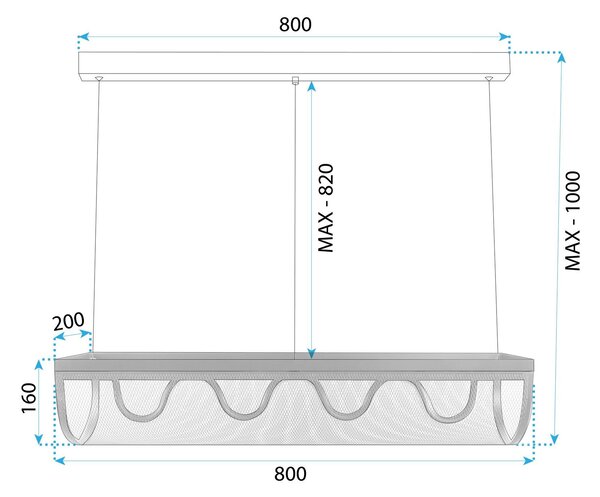 Toolight Toolight, LED stropní svítidlo 27W APP1409-CP, černá, OSW-063952