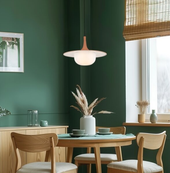 Lustr na lanku FRED 1xG9/10W/230V hnědá