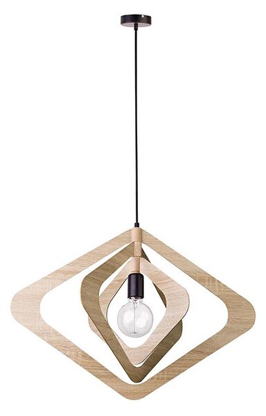 Lustr na lanku ROXIE 1xE27/15W/230V hnědá